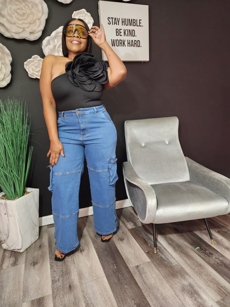 Flower Bomb Black Top