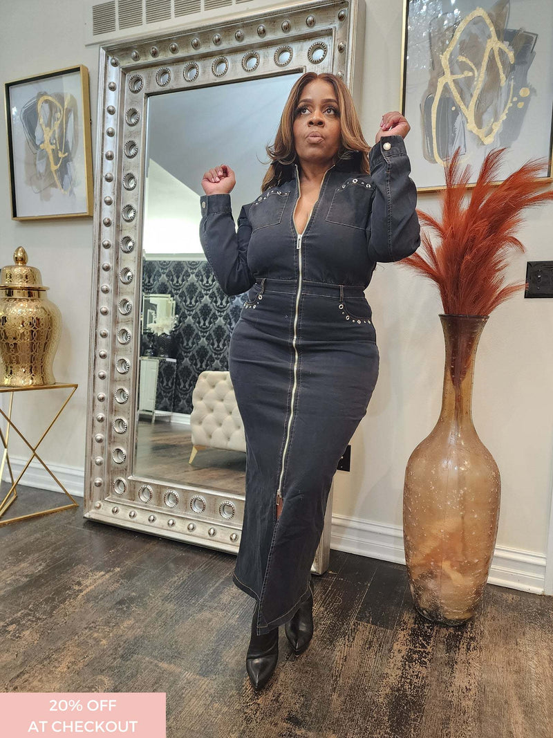 New Dirty Denim Dress