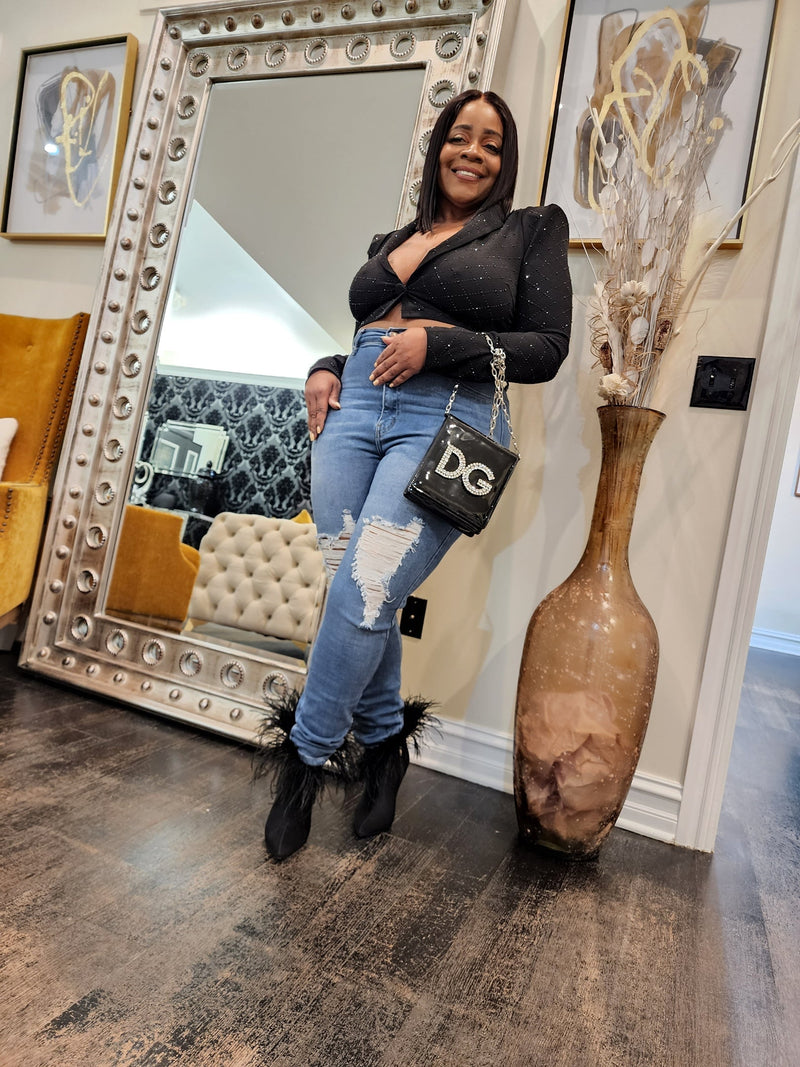 Diamond Girl Blazer (Reg  & Plus Size)