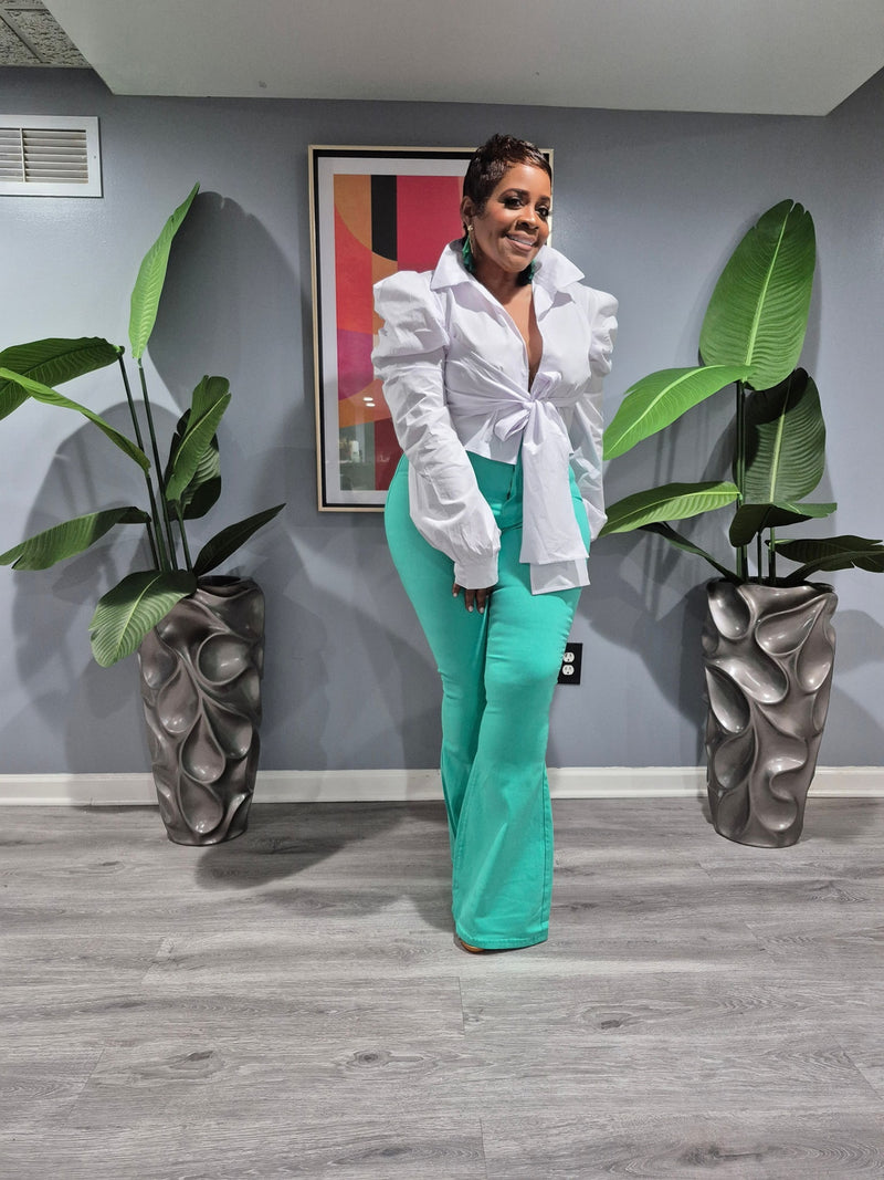 Turquoise me Jeans (Pants Only)