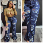 AVB Hot Girl Ripped Jeans