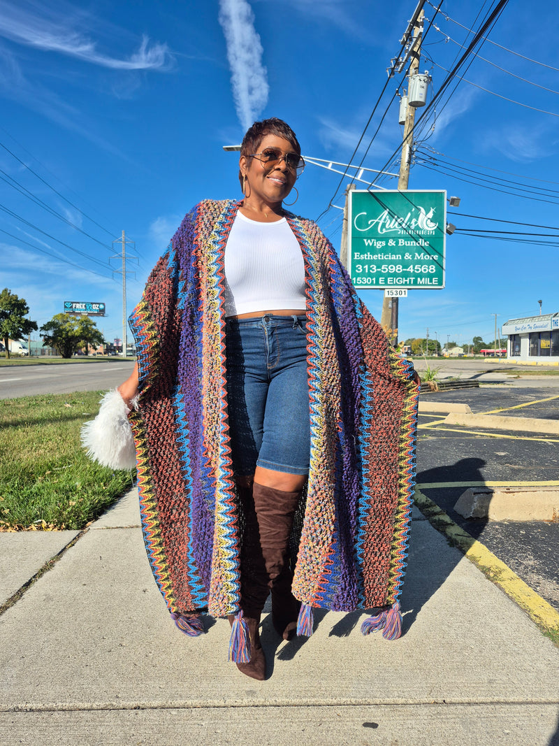 New Multi Color Cardigan